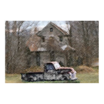 Old House & Pick Up posters by dbuckman Old House & Pick Up posters