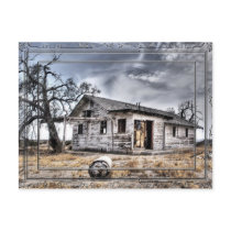 Old House Postcard by dizzypixels Old House Postcard