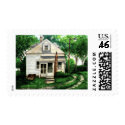 Old House Watercolor postage