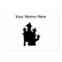 Old House with Towers. Business Card