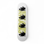 Old House with Towers. Skate Board Deck