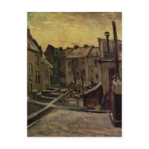 Old Houses in Antwerp in Snow, Vincent van Gogh Post Card