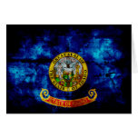 Old Idaho Flag; Greeting Card