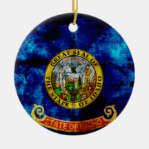 Old Idaho Flag; Ornaments