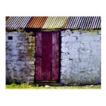 Old Irish Barn Postcard