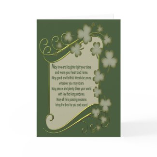 Old Irish Blessing card