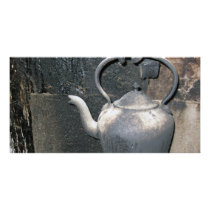 Old Irish Kettle Photo Card Template