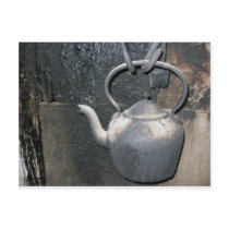 Old Irish Kettle Postcard