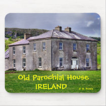 Old Irish Parochial House Mousepad mousepads