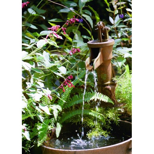 Old Iron Pump Fountain card