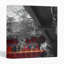 Old Japanese Temple Vinyl Binders
