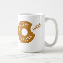 Old Jews Telling Jokes: The New Logo Mug! mugs