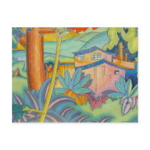 'Old Kahala Home' - Arman Manookian Postcard