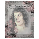 Old Key and Roses Custom Photo letterhead