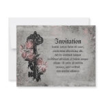 Old Key and Roses invitations