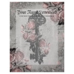 Old Key and Roses letterhead
