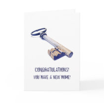 Old Key New Home Card