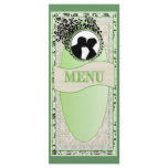 Old Lace Heath Wedding Menu rack cards