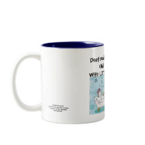 Old Lady With Cats Mug by LilMel Old Lady With Cats Mug