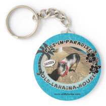 Old Lahaina House Keychain
