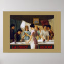 Old Laundry Room Sign posters