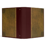 old leather book cover 3 ring binder