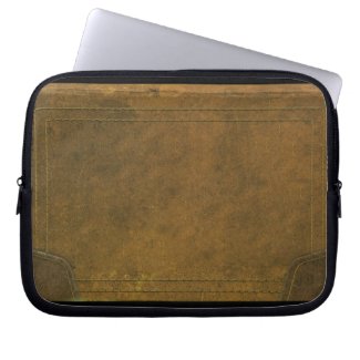 old leather book cover laptop sleeves