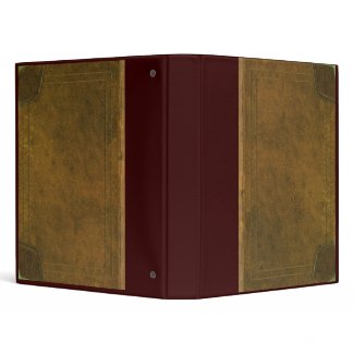 old leather book cover vinyl binders