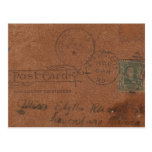 Old Leather Postcard Back