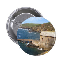 Old Lifeboat Station, Lizard Peninsula, Cornwall Pinback Button