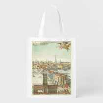 Old London Bridge, England Grocery Bags at Zazzle