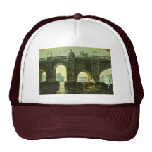 Old London Brige By Turner Joseph Mallord William Trucker Hats
