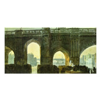 Old London Brige By Turner Joseph Mallord William Photo Greeting Card