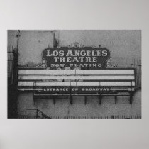 Old Los Angeles Theatre Sign