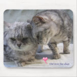 Old love lies deep - cat mousepad