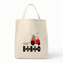 old macdonald eieio cartoon tote bags