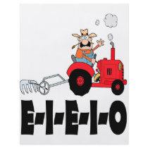 old macdonald eieio cartoon flyer design