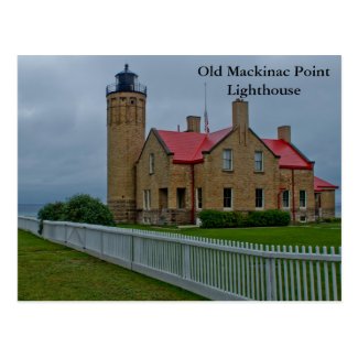 Old Mackinac Point Lighthouse Postcard