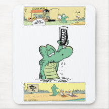 Old Man Croc Mousepad