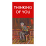 OLD MAN CRYING PHOTO CARD TEMPLATE