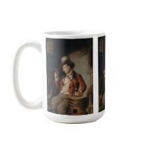 Old Man Drinking Beer Painting Coffee Mugs