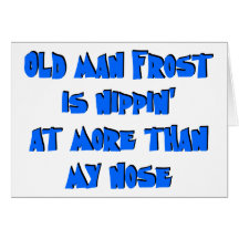 Old Man Frost Card