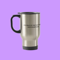 OLD MAN IN THE MOUNTAIN NH...TRAVEL MUG