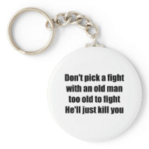 Old Man Keychain