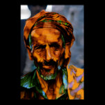 old man of sanaa(yemen) posters
