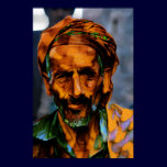 old man of sanaa(yemen) posters