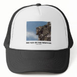 Old Man On The Mountain (Optical Illusion) Hats