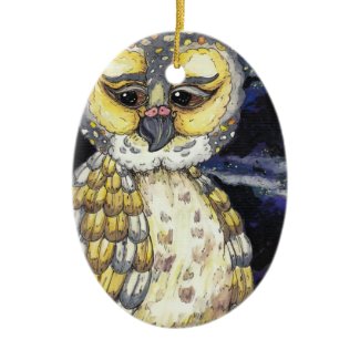 Old Man Owl Ornament ornament