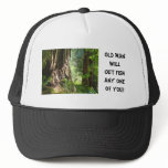 Old Man will Out Fish any one of you! sports cap Hats