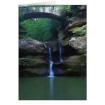Old Man's Cave Greeting Cards